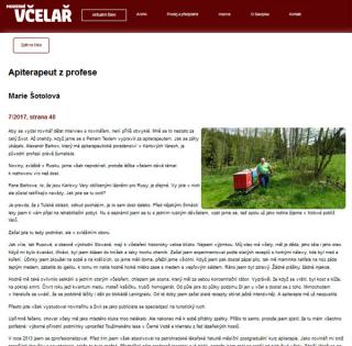 Apiterapeut z profese Apiterapeut z profese